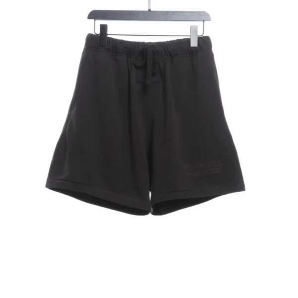 Flocked Letters Small Label Shorts - Image 2
