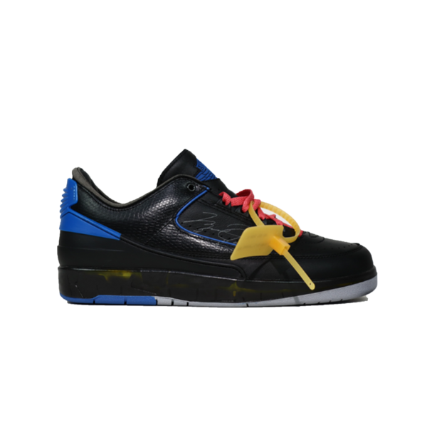 The Off-white X Air Jordan 2 Low “black/ Blue”