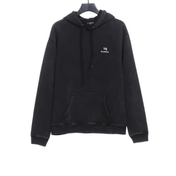 Logo Chest Embroidered Hoodie