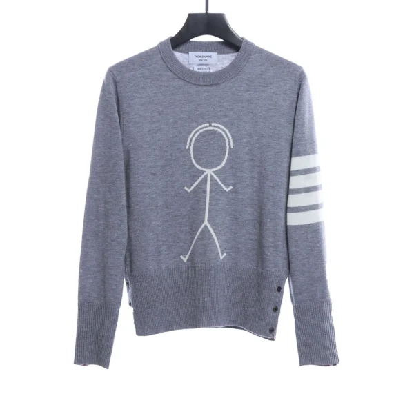 Stickman Crew Neck Sweater - Image 2