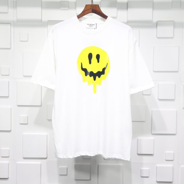 Balenciaga Smiley Face Print T-shirt Replica - Image 3