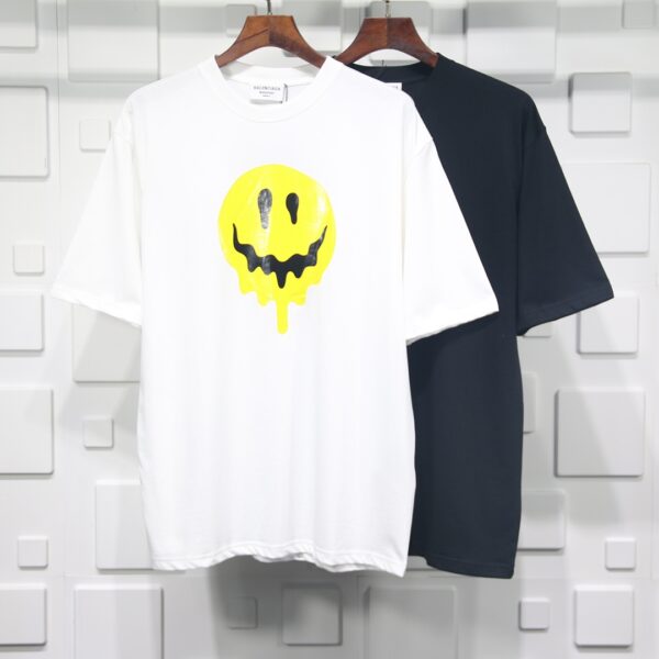 Balenciaga Smiley Face Print T-shirt Replica