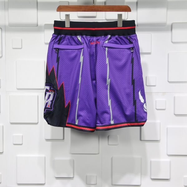 Toronto Raptors Purple Basketball Just Don Shorts Replica - Image 2