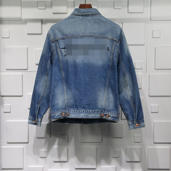 Logo Embroidered Denim Jacket - Image 2