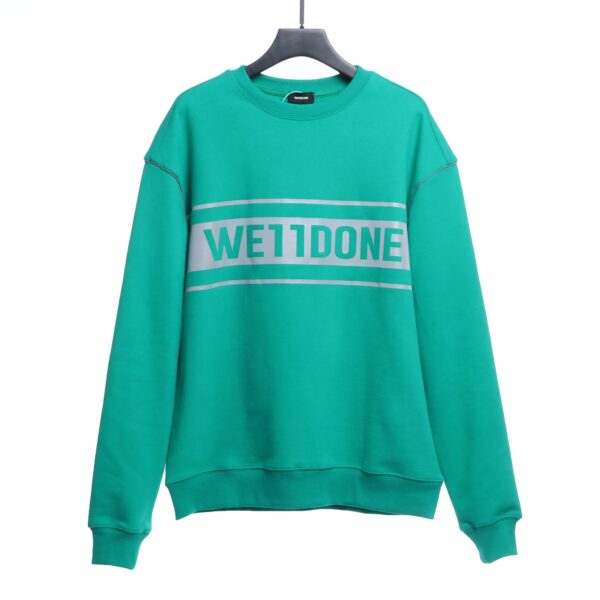 Reflective Logo Crewneck Sweatshirt