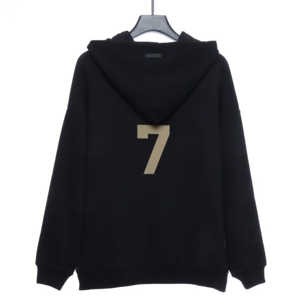 Flocked Figure 7 Hoodie