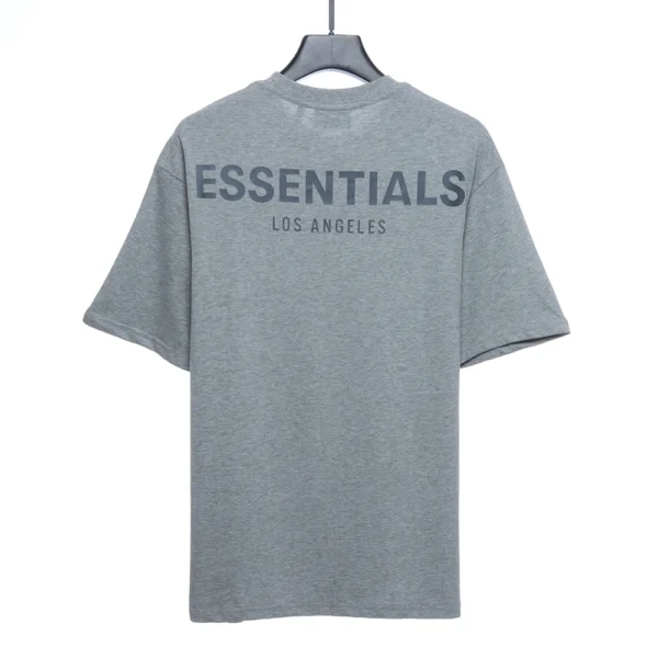 La Limited Letter Print T-shirt（black / White / Gray） - Image 3