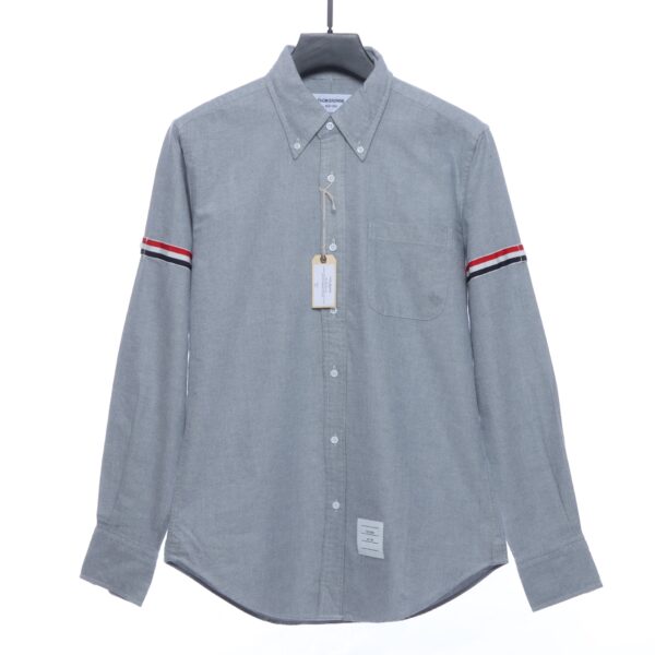 Webbing-blend Long Shirt