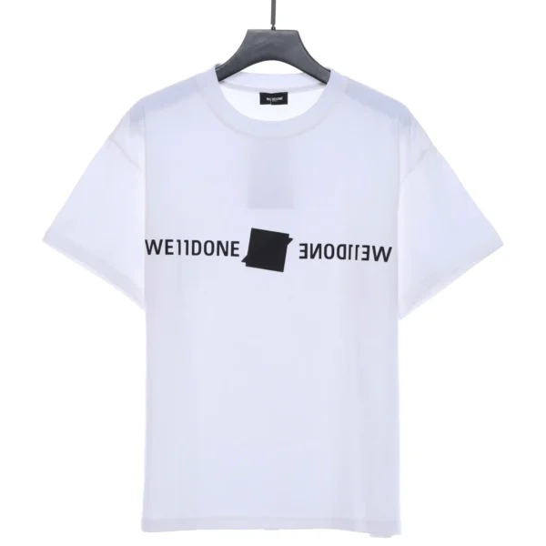 Mirror Flip Letter T-shirt