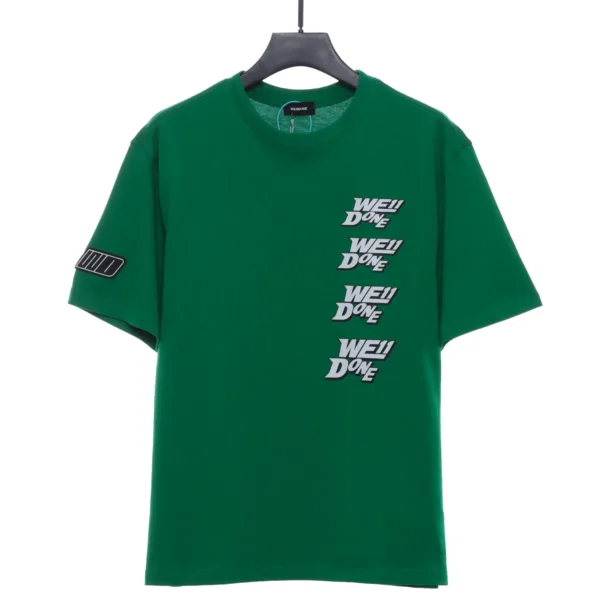 Barrage Print T-shirt (white / Green) - Image 2