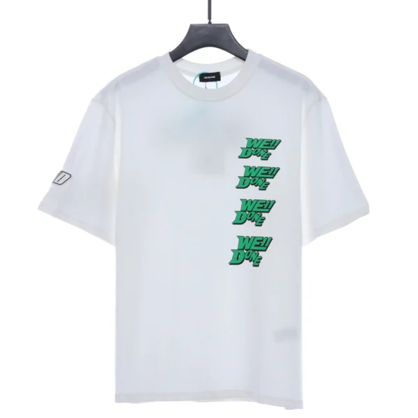 Barrage Print T-shirt (white / Green)