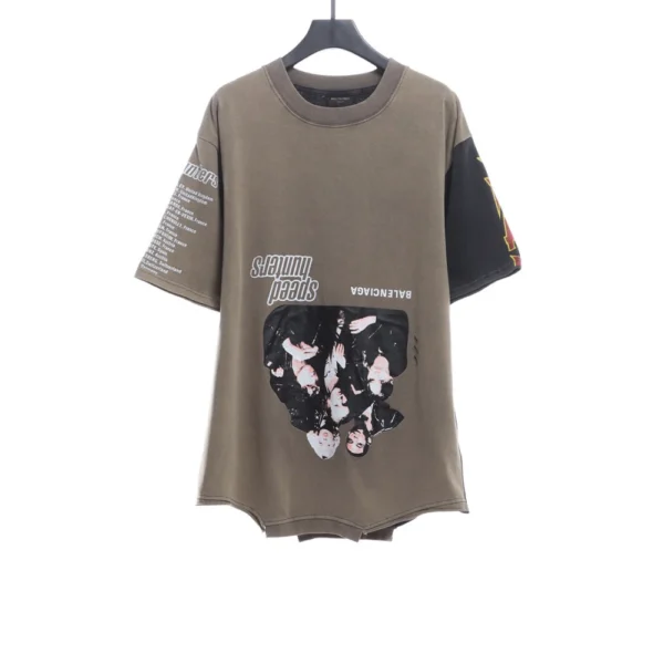 Double Patch Print T-shirt