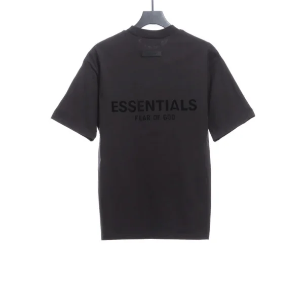Flocked Logo Print T-shirt - Image 3