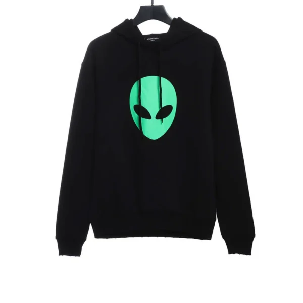 Alien Print Hoodie