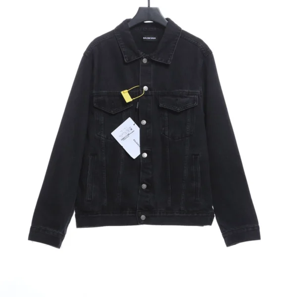 Double B Graffiti Washed Denim Jacket - Image 2