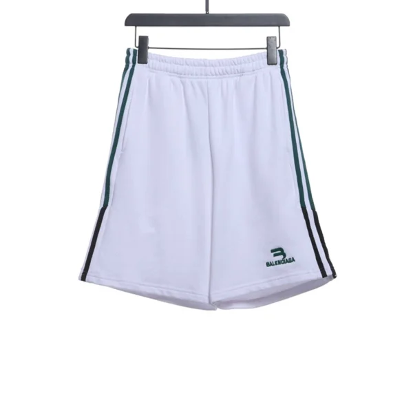 Paneled Strap Embroidered Shorts - Image 2