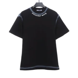 Inkjet Neckline Logo Print T-shirt