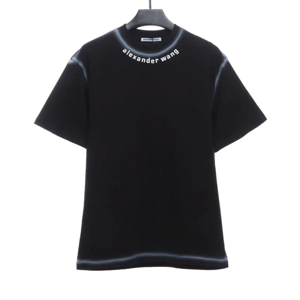 Inkjet Neckline Logo Print T-shirt