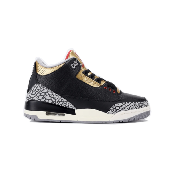 Air Jordan 3 “black Cement Gold” 2022