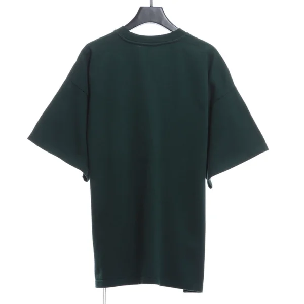 Joint Dark Green Embroidered T-shirt - Image 2