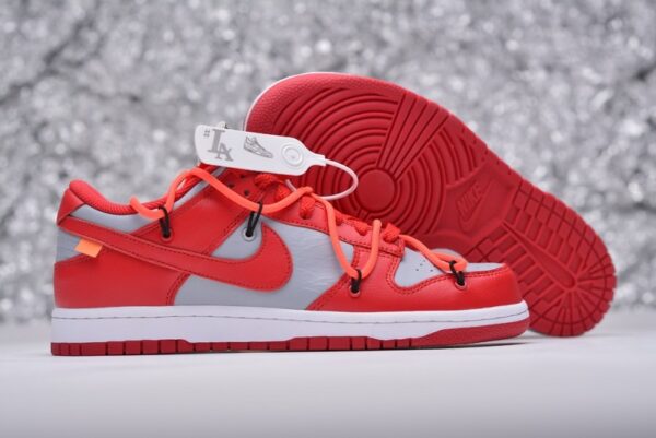 Off-white University Red Dunk Reps - Image 3