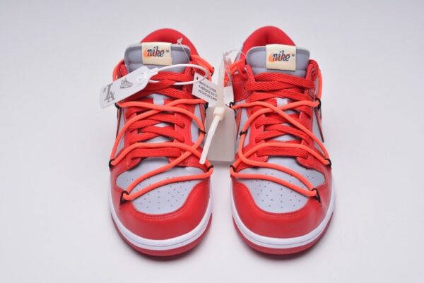 Off-white University Red Dunk Reps - Image 4