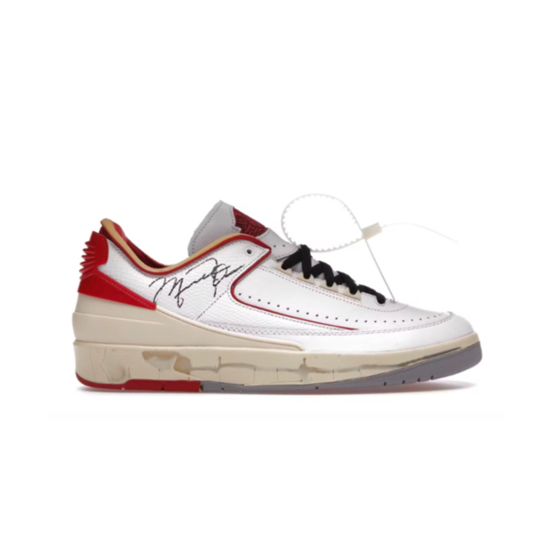 The Off-white X Air Jordan 2 Low “white/red”