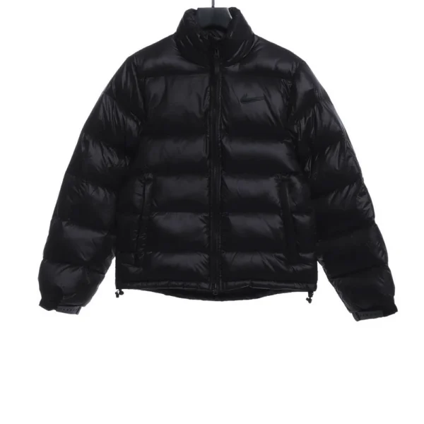 Joint Stand Collar Down Jacket(black / Yellow )