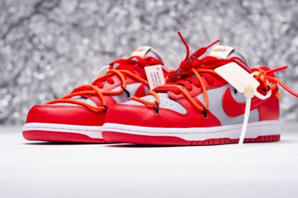 Off-white University Red Dunk Reps - Image 2