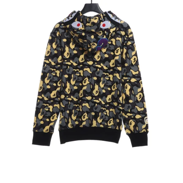 Shark Camo Zip Hoodie - Image 2