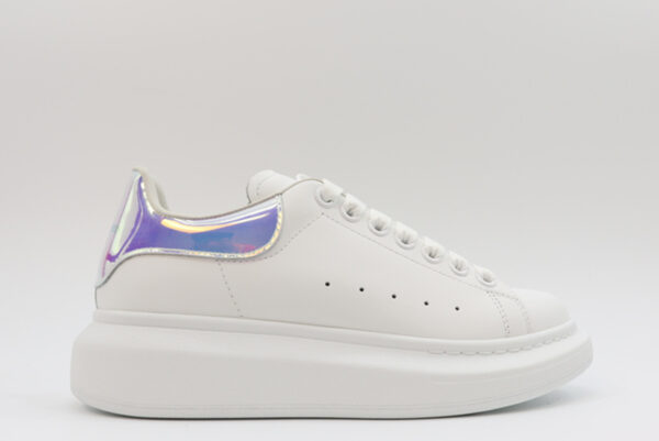 Alexander Mcqueen Leather Platform Trainers Sneakers-laser Replica
