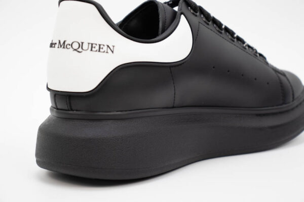 Alexander Mcqueen Show Leather Platform Trainers – Black Replica - Image 6