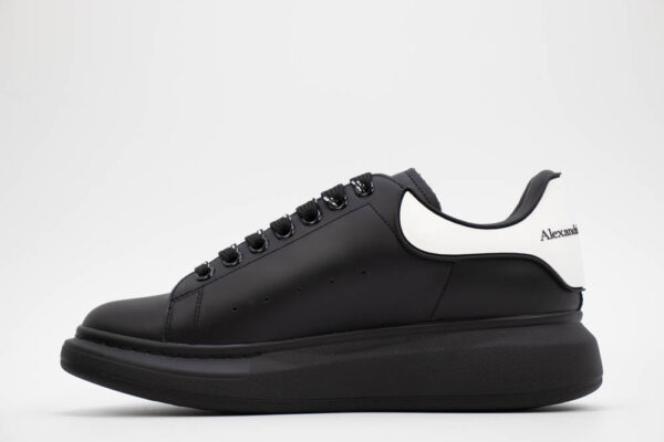 Alexander Mcqueen Show Leather Platform Trainers – Black Replica - Image 2