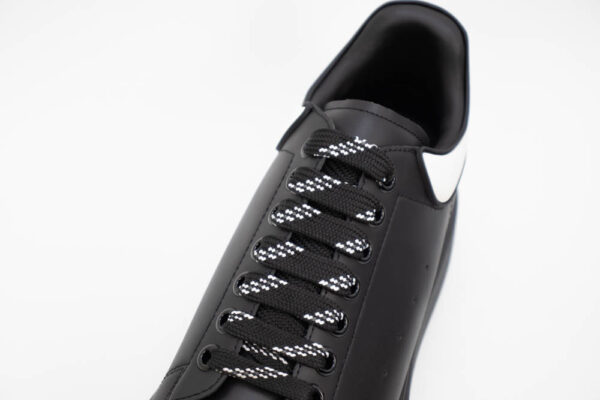 Alexander Mcqueen Show Leather Platform Trainers – Black Replica - Image 4