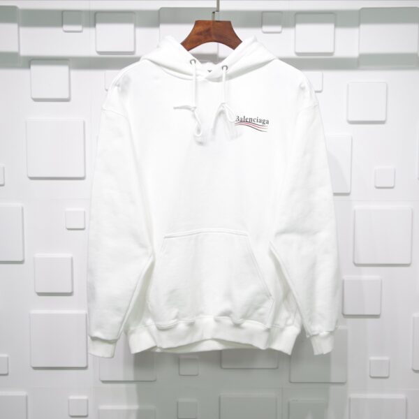 Balenciaga Logo Print Hoodie Replica - Image 6