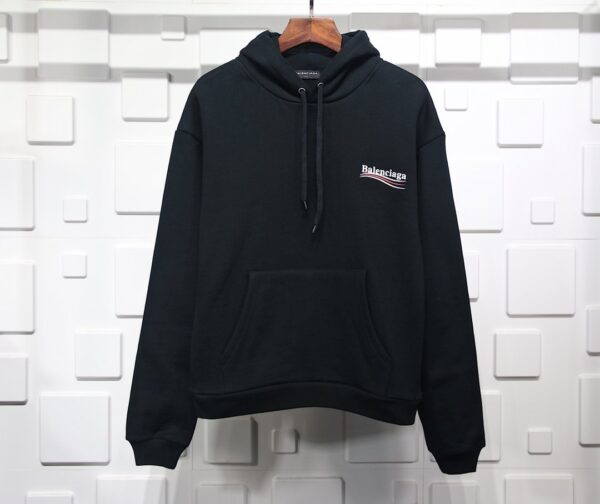 Balenciaga Logo Print Hoodie Replica - Image 3