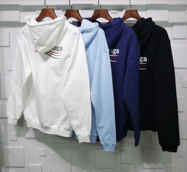 Balenciaga Logo Print Hoodie Replica - Image 2