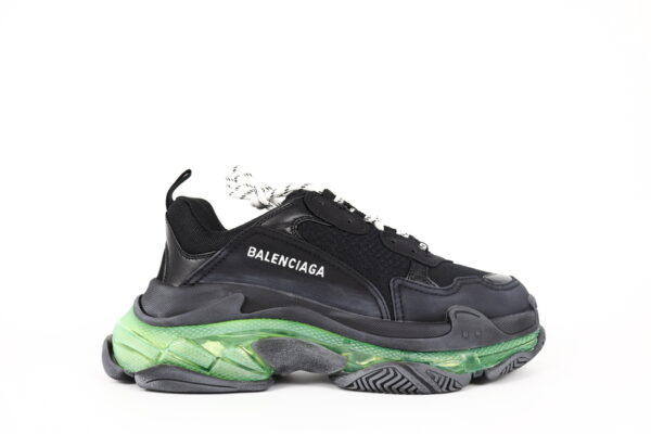 Balenciaga Triple S Sneaker Black Green Replica - Image 2