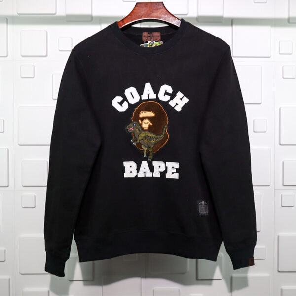 Bape X Cach Rexy Dinosaur Sweatshirt Replica