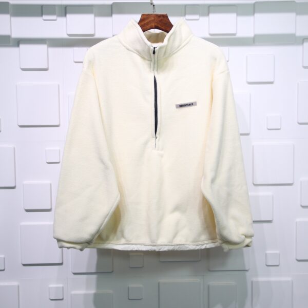 Fear Of God Essentials Polar Fleece Half-zip Sweater Replica - Image 5