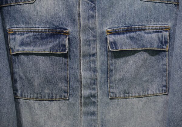 Fear Of God Vintage Denim Shirt Replica - Image 5