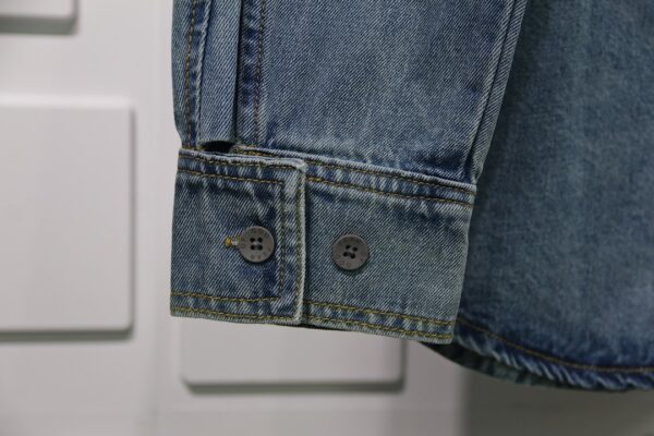 Fear Of God Vintage Denim Shirt Replica - Image 6