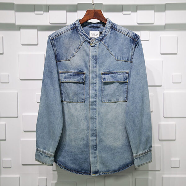 Fear Of God Vintage Denim Shirt Replica
