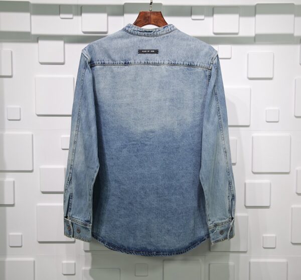 Fear Of God Vintage Denim Shirt Replica - Image 2
