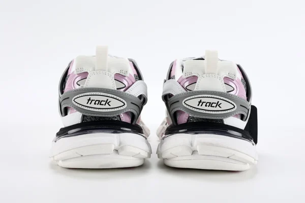 Balenciaga White Gray Pink Track Sneaker - Image 2