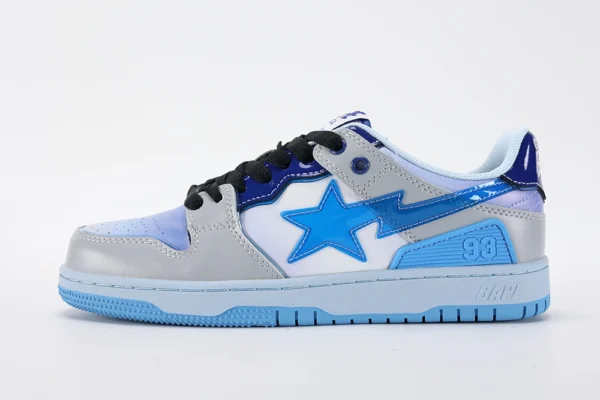 A Bathing Ape Bape Sk8 Sta Blue White - Image 2