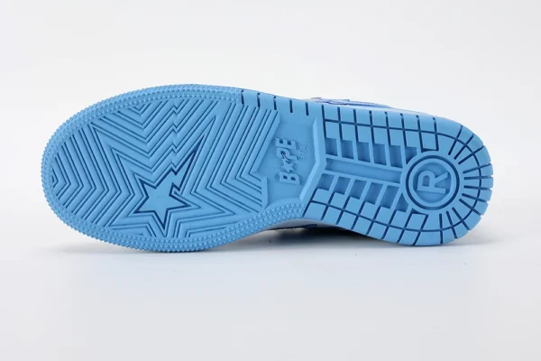 A Bathing Ape Bape Sk8 Sta Blue White - Image 4