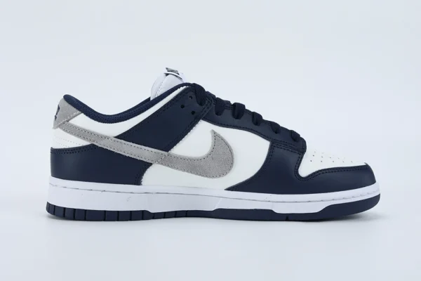 Dunk Low Summit White Midnight Navy Reps - Image 4