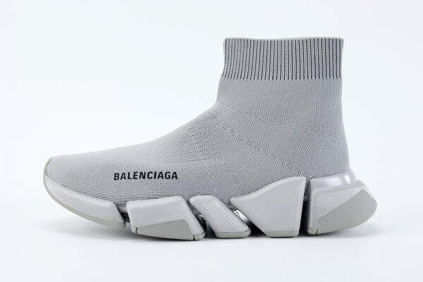 Balenciaga Wmns Speed 2.0 Sneaker ‘grey’ Replica - Image 2