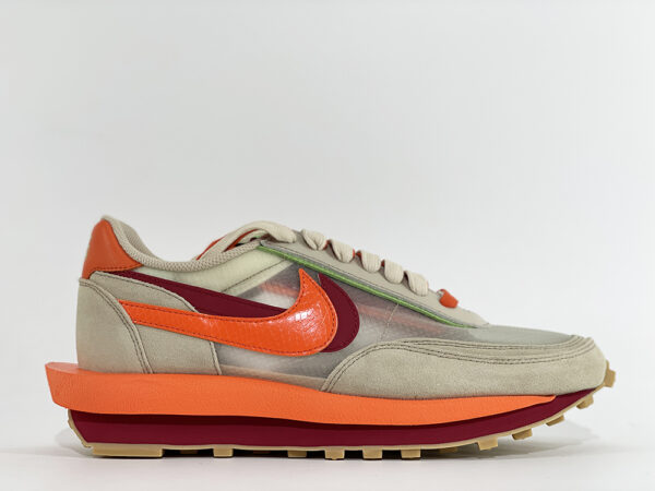 2021 Clot X Sacai X Nk Ld Waffle “sesame Orange” Ua - Image 3